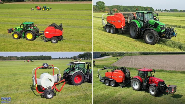 Gras oogst bij Melkveebedrijf de Spijker. Dit bedrijf is een test bedrijf voor de Kuhn fabriek in Geldrop — Dutch Agriculture
