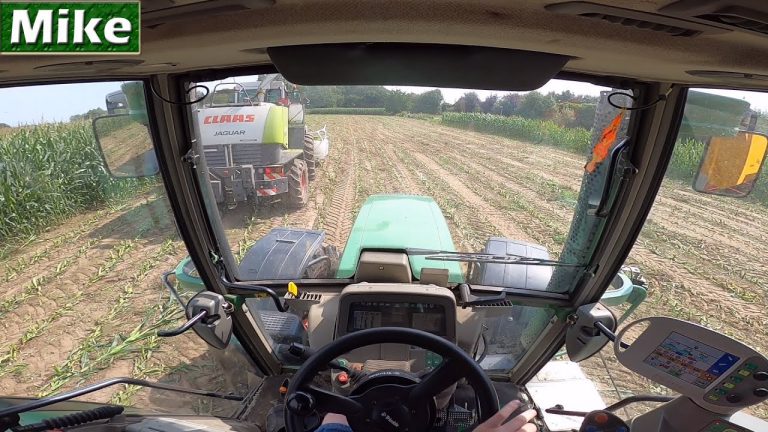 Van Gessel hakselt de eerste mais van 2020 met een Claas Jaguar en een Fendt 716 Cabview