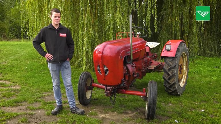 Vandaag in POAH!: Als een zonnetje loopt deze Porsche Diesel Junior 108 van Frank Wellink uit Etten. 14pk ëén cilinder