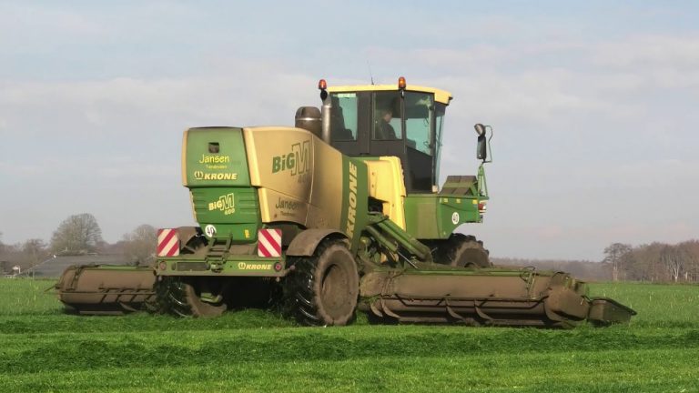 De laatste snede gras