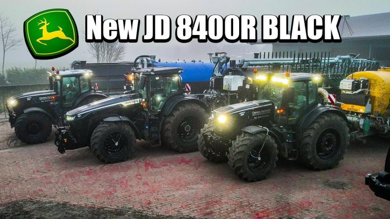 Mestseizoen 2021 – Loonbedrijf Wienhoff met zwarte John Deere-tractoren