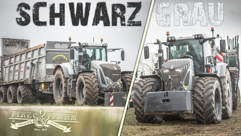 Loonbedrijf Mecklenburger Agrar 2021 met de super mooie combi grijs /zwarte Fendt TV Vario 942 en Marxen tank.
