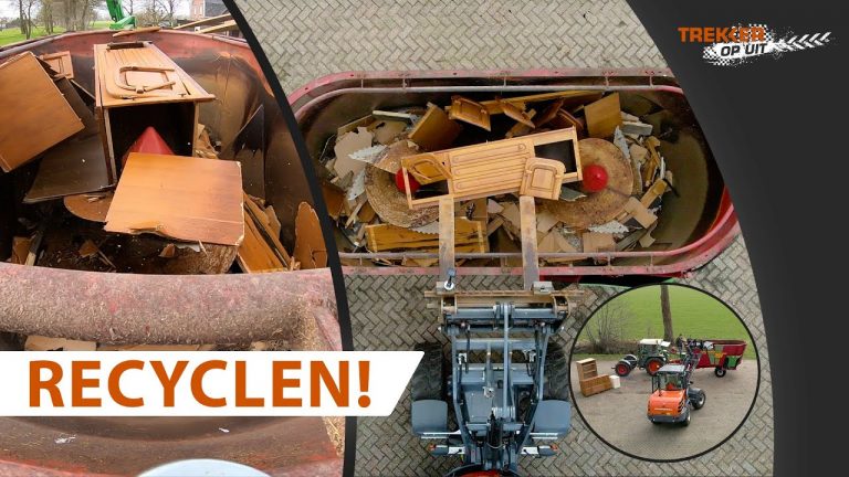 Kasten en tafels in een voermengwagen gooien effe kijken wat er gebeurd…Trekker op uit !