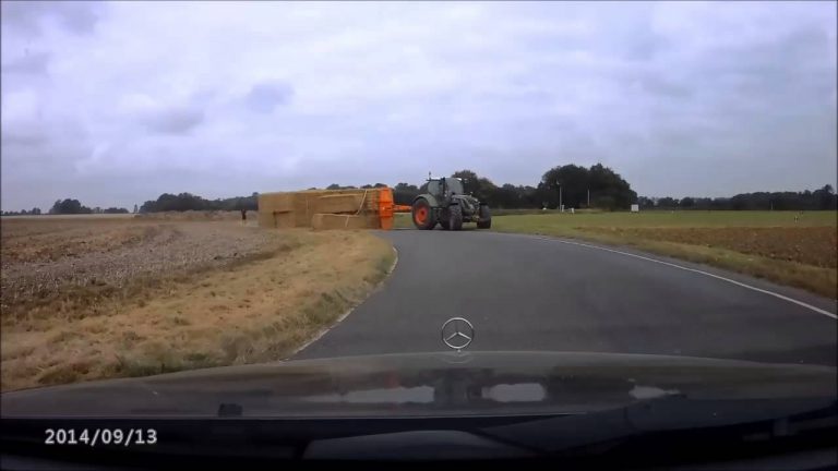 Iets te hard door de bocht, daar liggen je pakken