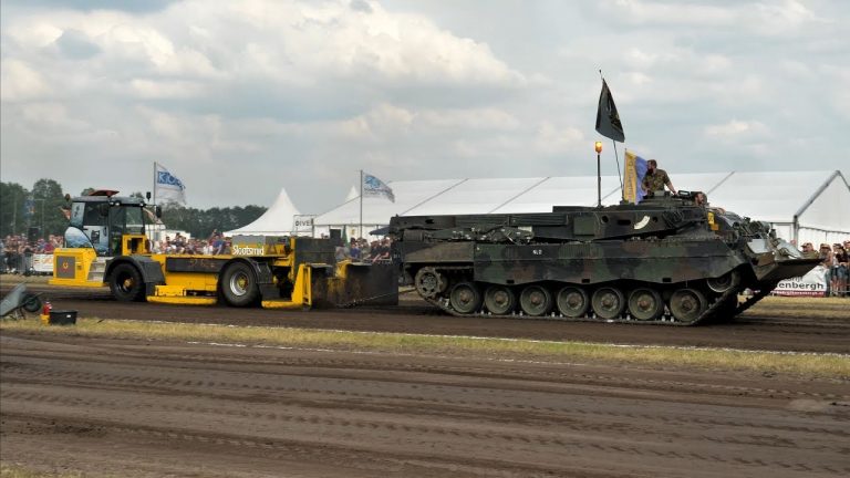 Leopard 2 Buffel “Henk de tank” trekt even moeiteloos een Full Pull!