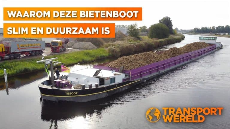 Net als vroeger, bietentransport per boot…. | Slim en duurzaam!