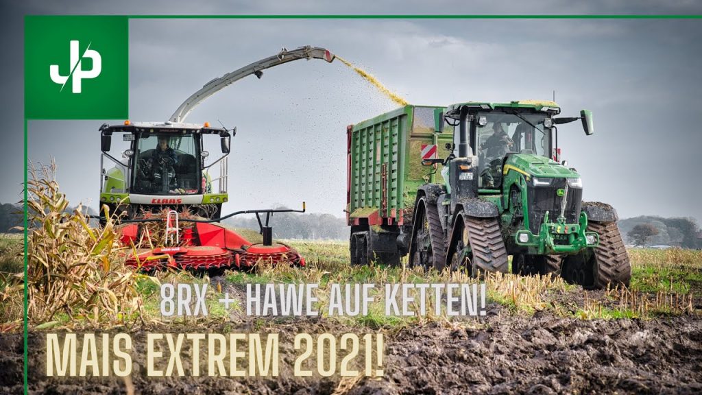 Extreme maisoogst in noord-Duitsland | Alles op rupsen