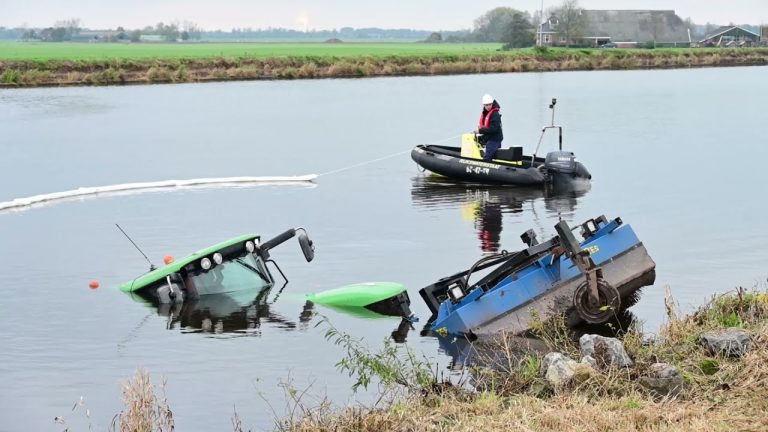Water halen met de giertank loopt slecht af