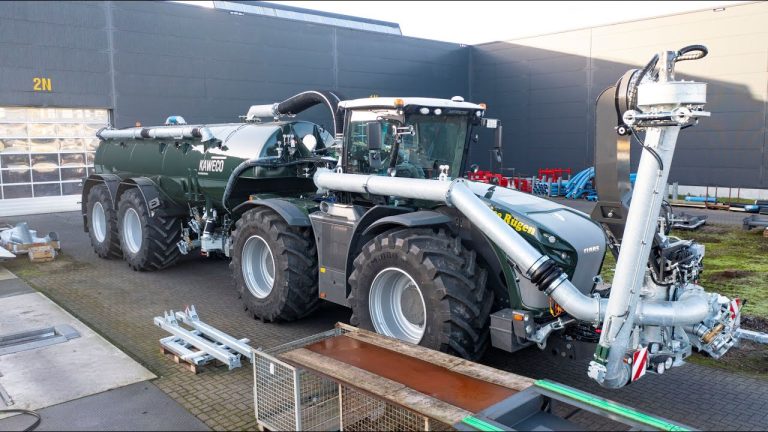 De güllebomber van Agrarservice Rügen ! Dat is nog eens een combinatie!