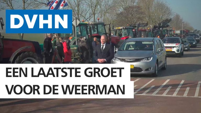 Tientallen boeren hebben een laatste eer bewezen aan Piet Paulusma