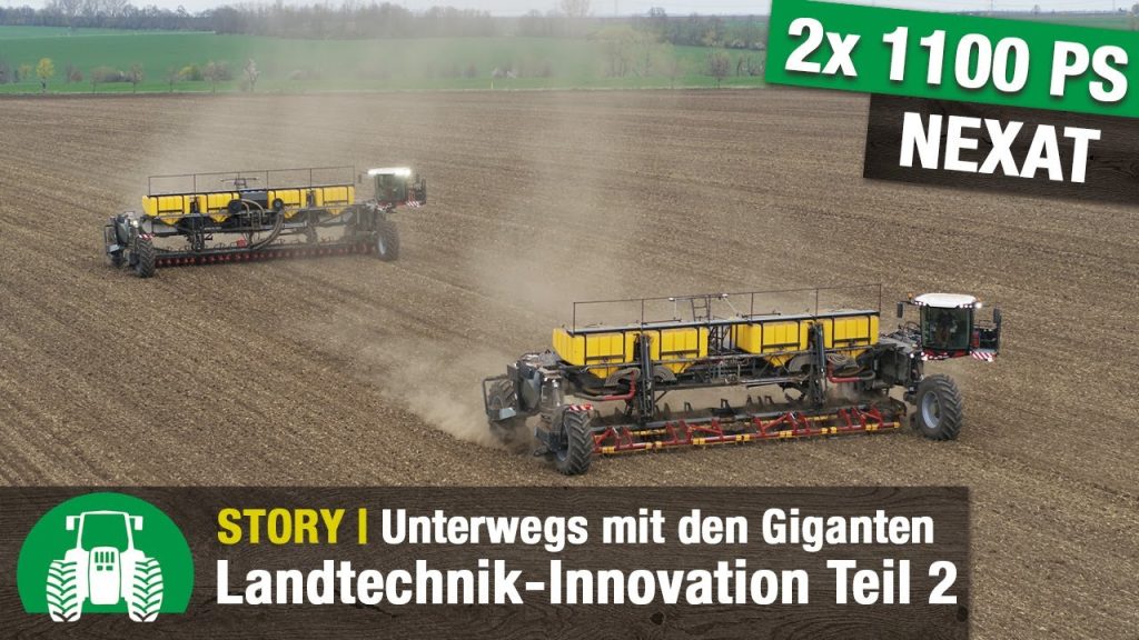 Een apart ding! | De nieuwe 1100 PK tractor NEXAT voor het eerst aan het werk in Duitsland