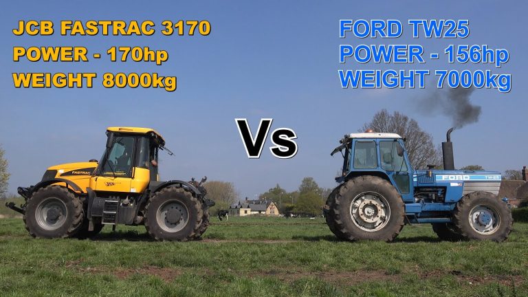 JCB Fastrac VS de Ford TW25 | Wie wint?!